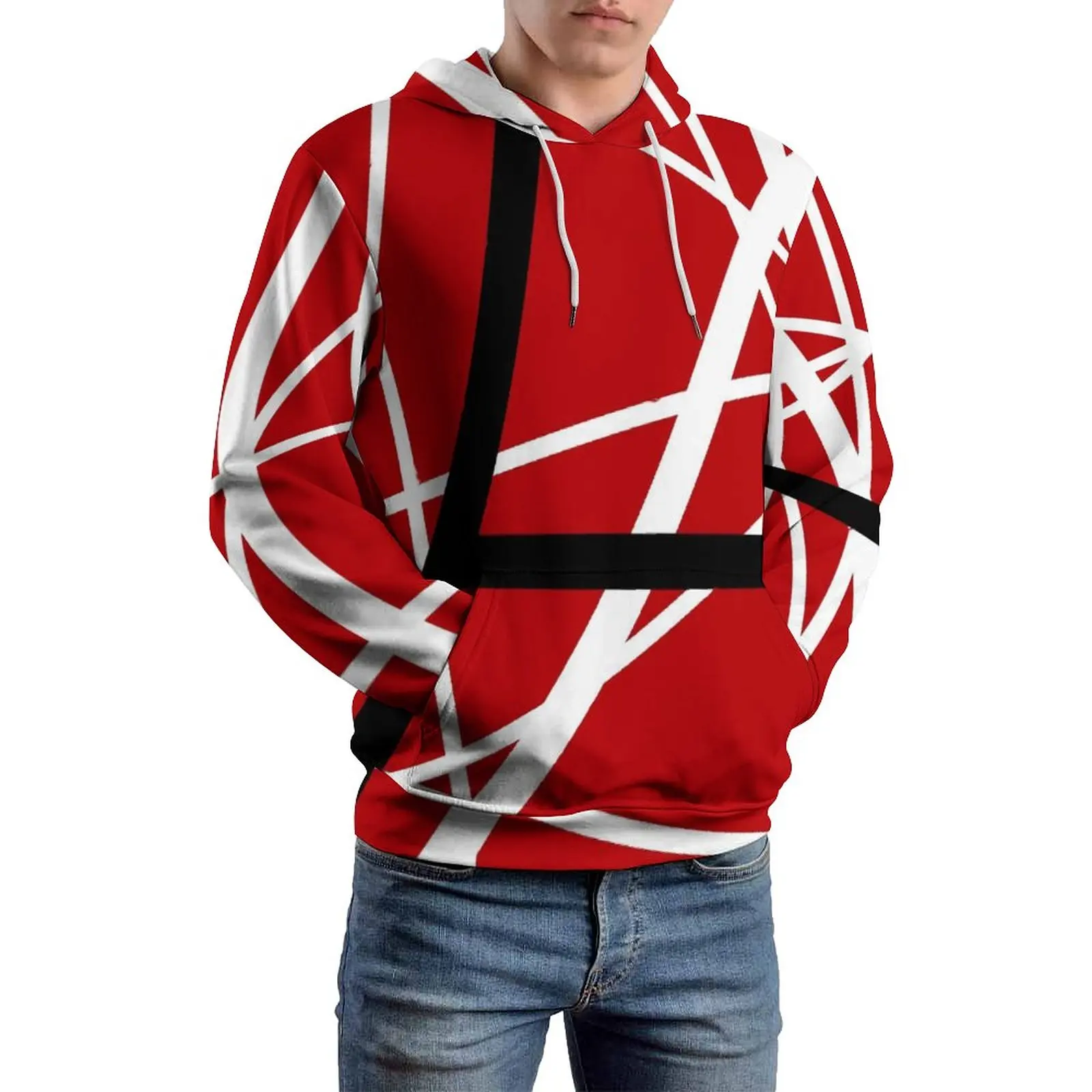 

Van Halen Loose Hoodies Frankenstien Art Korean Fashion Hoodie Man Long-Sleeve Y2k Design Hooded Sweatshirts Plus Size 4XL 5XL