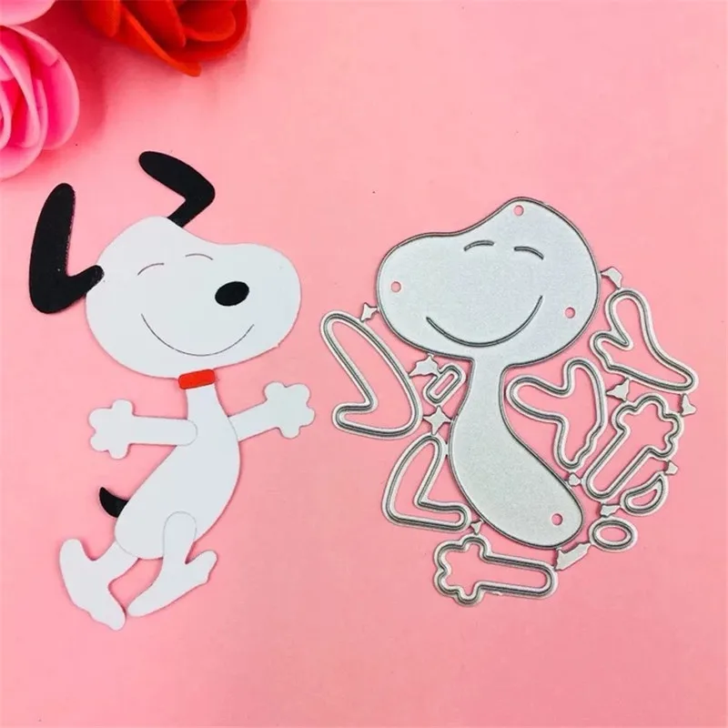 Dog Bow Metal Cut Dies Stencils for Scrapbooking Stamp/Photo Album Decorative Embossing DIY Paper Cards