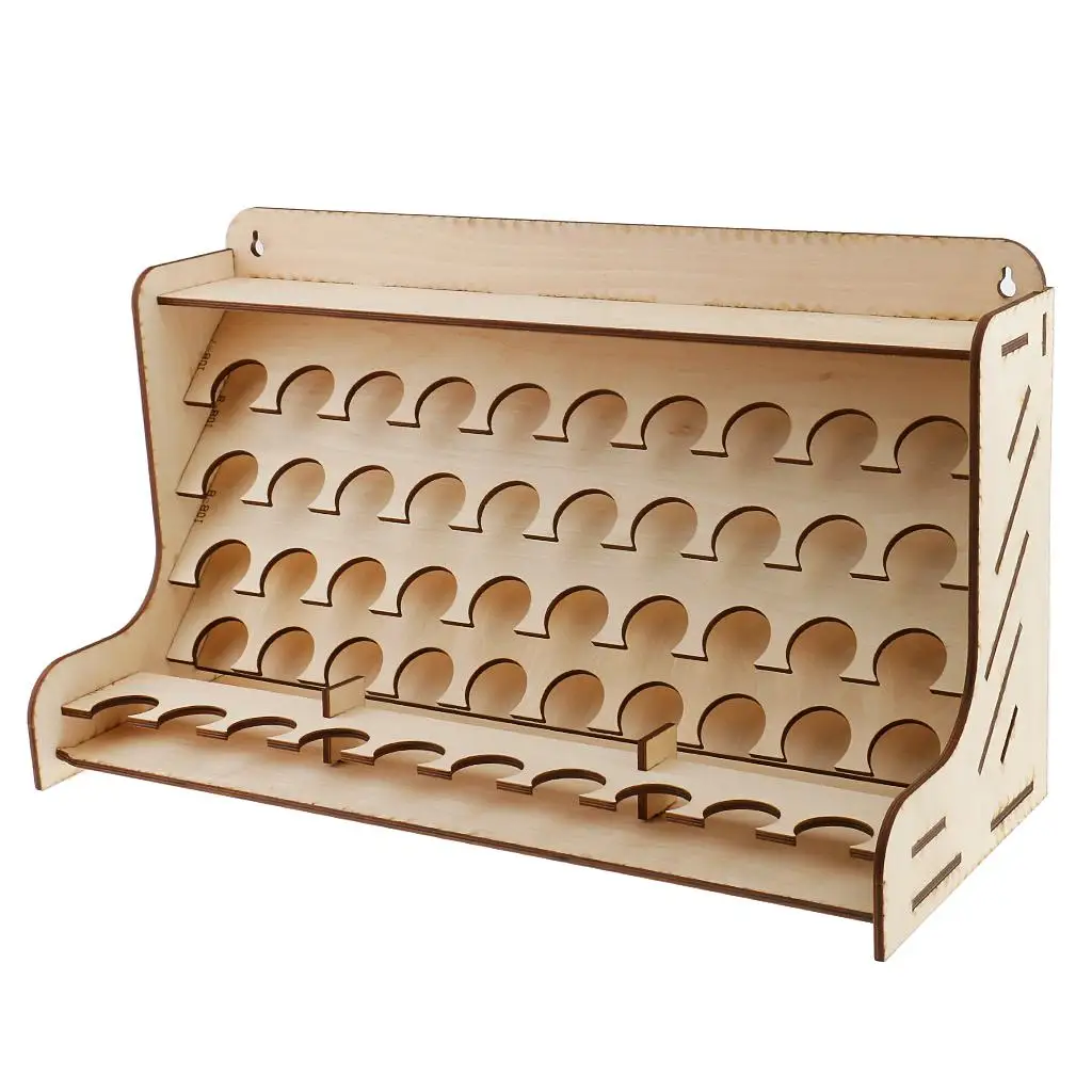 Estante para botellas de pintura de madera, soporte organizador Modular, herramienta de pintura maestra, estante para botellas de pintura para pigmento de pintura artística DIY