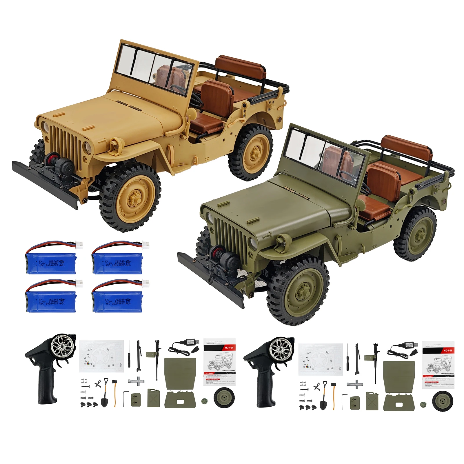 

1:14 RC Crawler, 2.4G Remote Control Car 4WD Off-Road Electric Toy Truck with LED Lights and Sound Effects, Climbing Vehicle