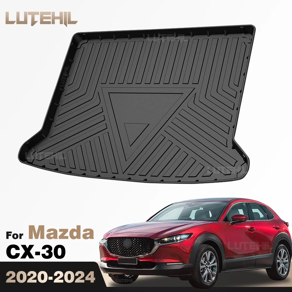 

Для Mazda CX-30 2020-2024 (2021, 2022, 2023) — Коврик в багажник из TPE, защитный вкладыш, водонепроницаемые аксессуары