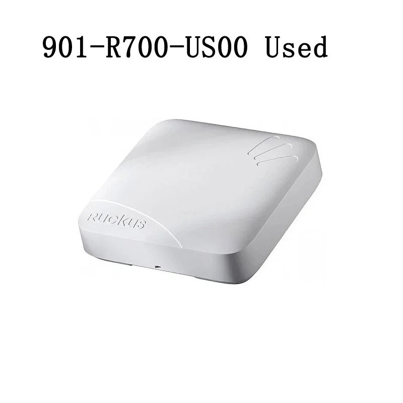 

Ruckus Wireless ZoneFlex R700 Used 901-R700-US00 (901-R700-WW00) Dual Band 802.11ac Indoor Access Point 802.3af PoE 3x3:3 MIMO