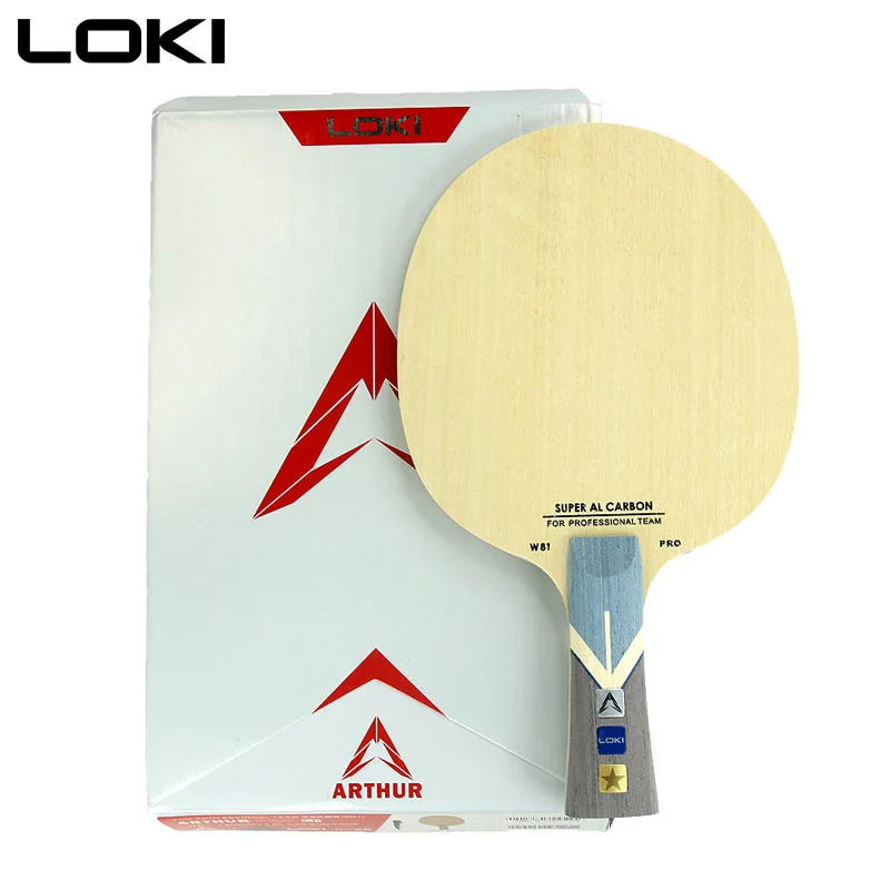 

LOKI W81 Super ALC Table Tennis Blade External Blue Aryl Carbon Fiber Ping Pong Paddle Racket for Fast Attack with Loop