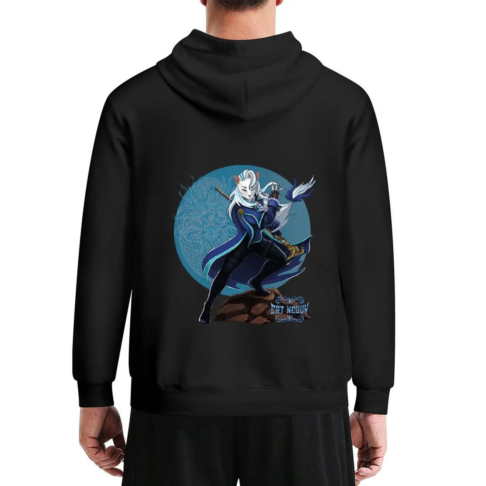 

Cat Neuvy Hoodie korean autumn clothes men clothes mens clothing graphic t shirts men new in hoodies