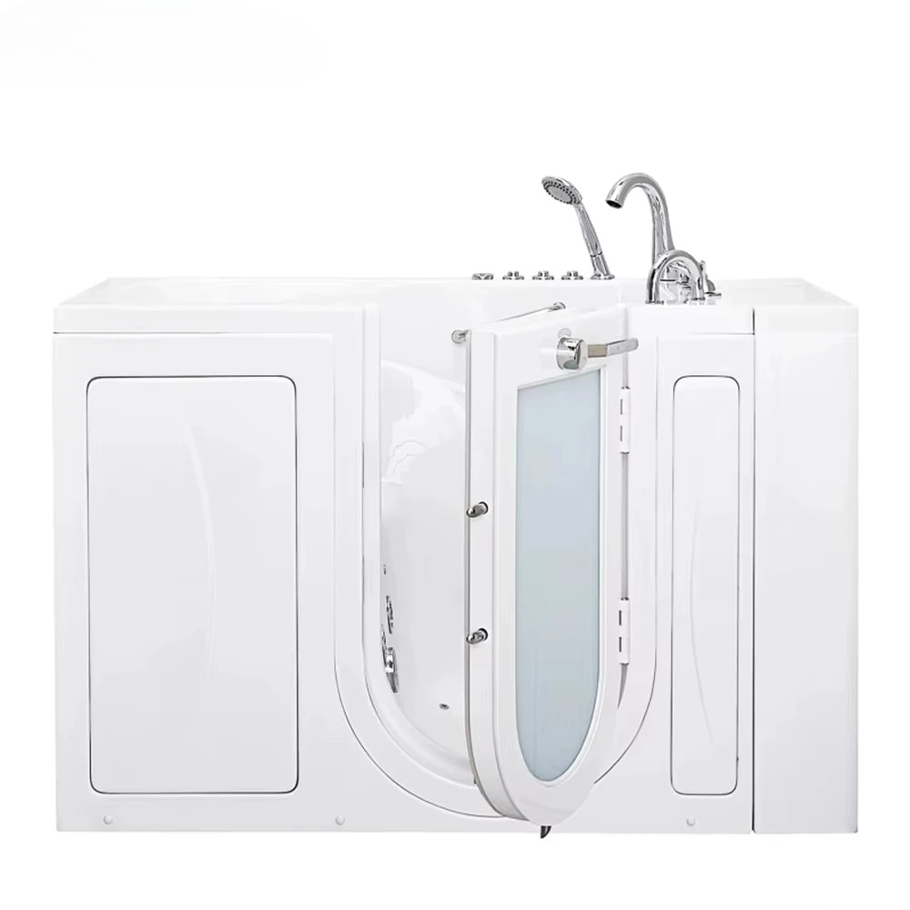 

Comfortable for the elderly and disabled Walk-in bath Massage Jacuzzi Leg friendly