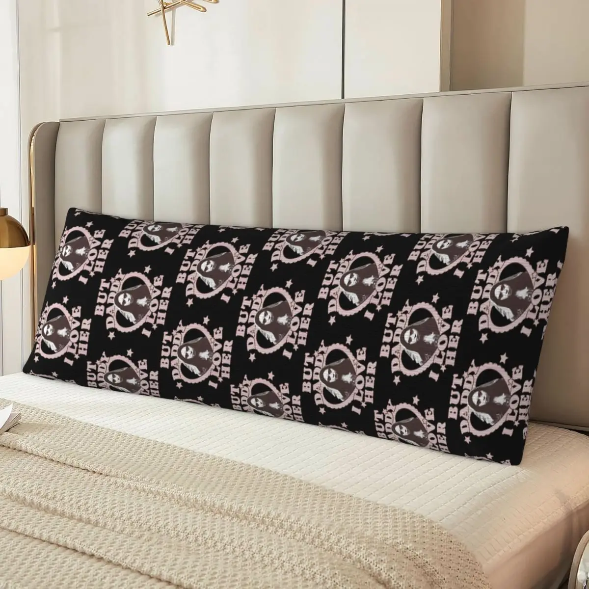 Pero papá me encanta su Aubrey Plaza es Rio Vidal funda de almohada rectangular funda de cojín decorativa dormitorio hogar comodidad almohada