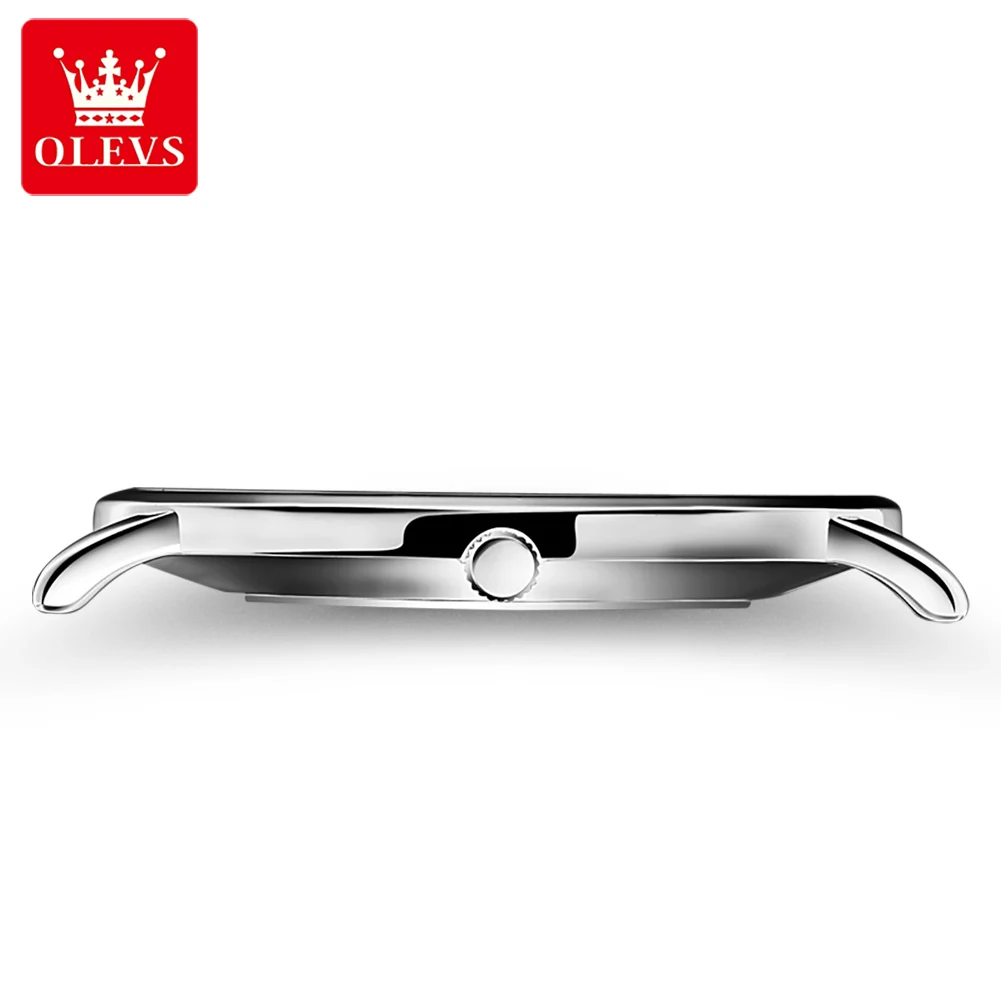 OLEVS Ultra Thin 6.5mm Top Original Quartz Watch for Men Minimalist Fashion Luxury Brand Hot Sale Waterproof Men's Watches 5869
