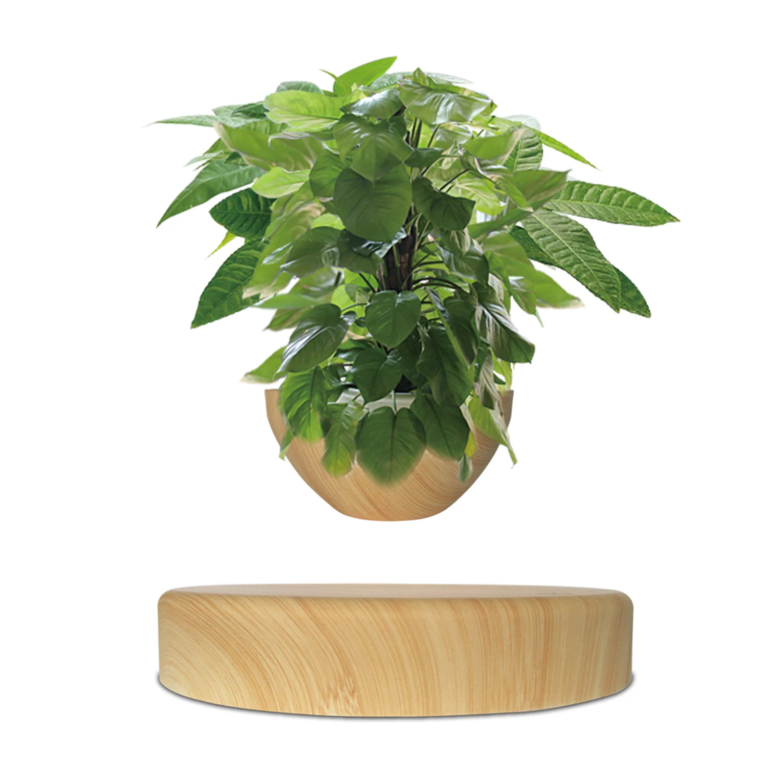 HCNT Magnetic Floating Plant Pot Levitating Bonsai Creative Pot For Mini Plant