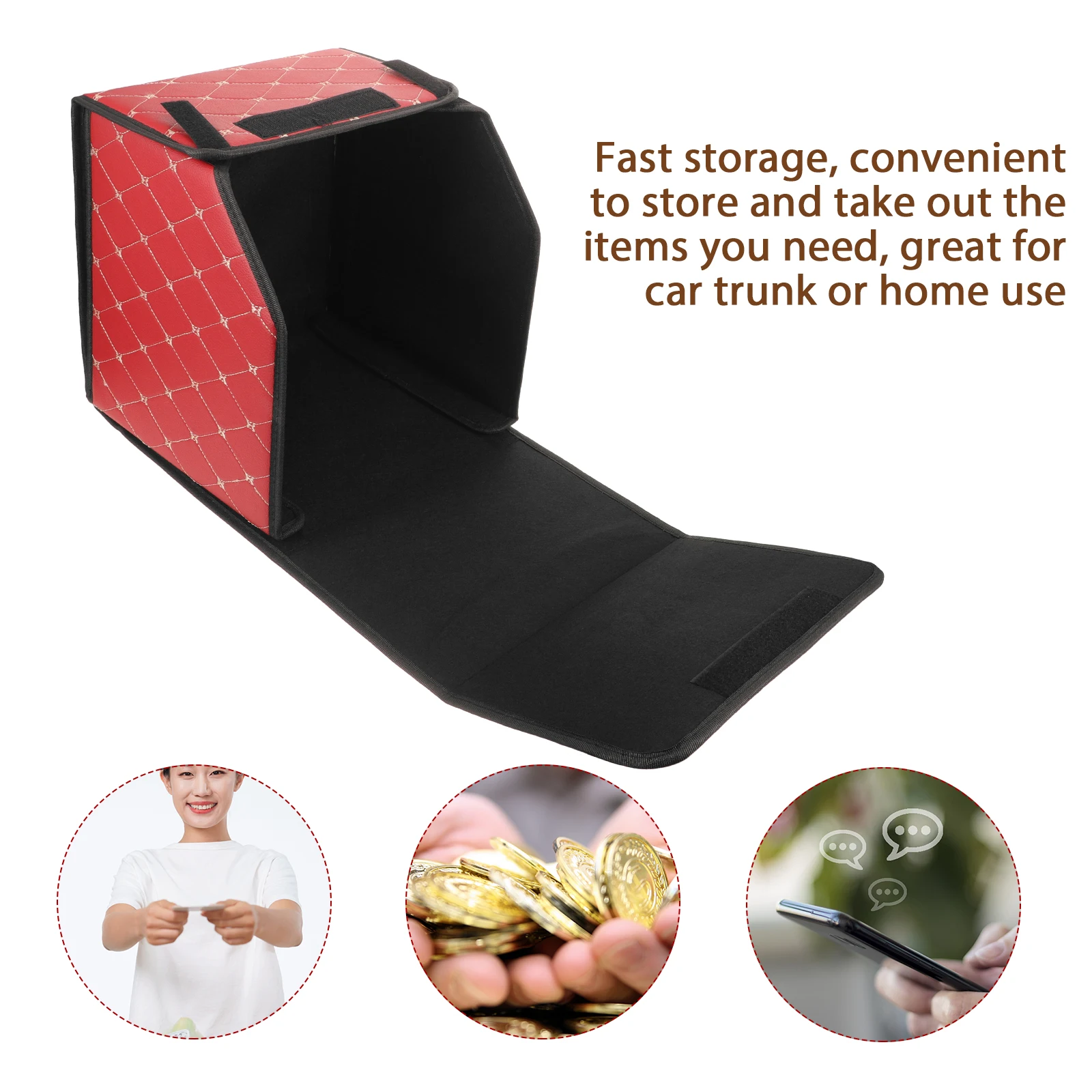 

Небольшой ящик для хранения автомобиля, автомобильные коробки с крышками, органайзер для багажника для внедорожников