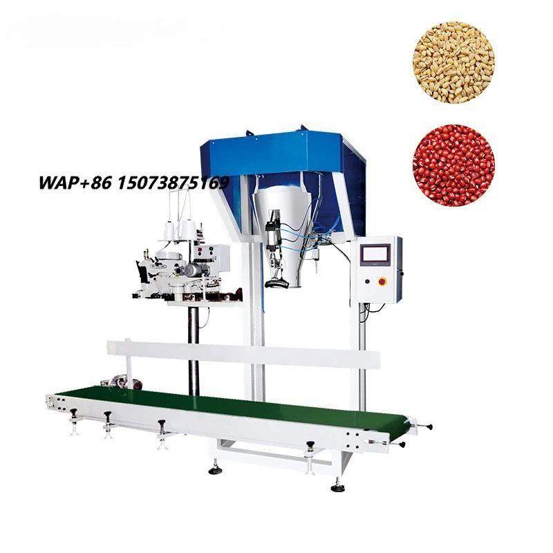 Automatic Small Granules Linear Weighing Packaging Machine One Head Bulk Weigher Rice Linear Weigher