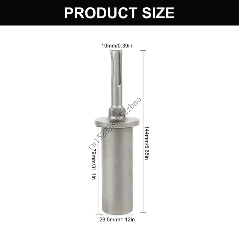 H7EA Broca adaptador acero extraíble para pilotas barras conexión a tierra e instalación cerca