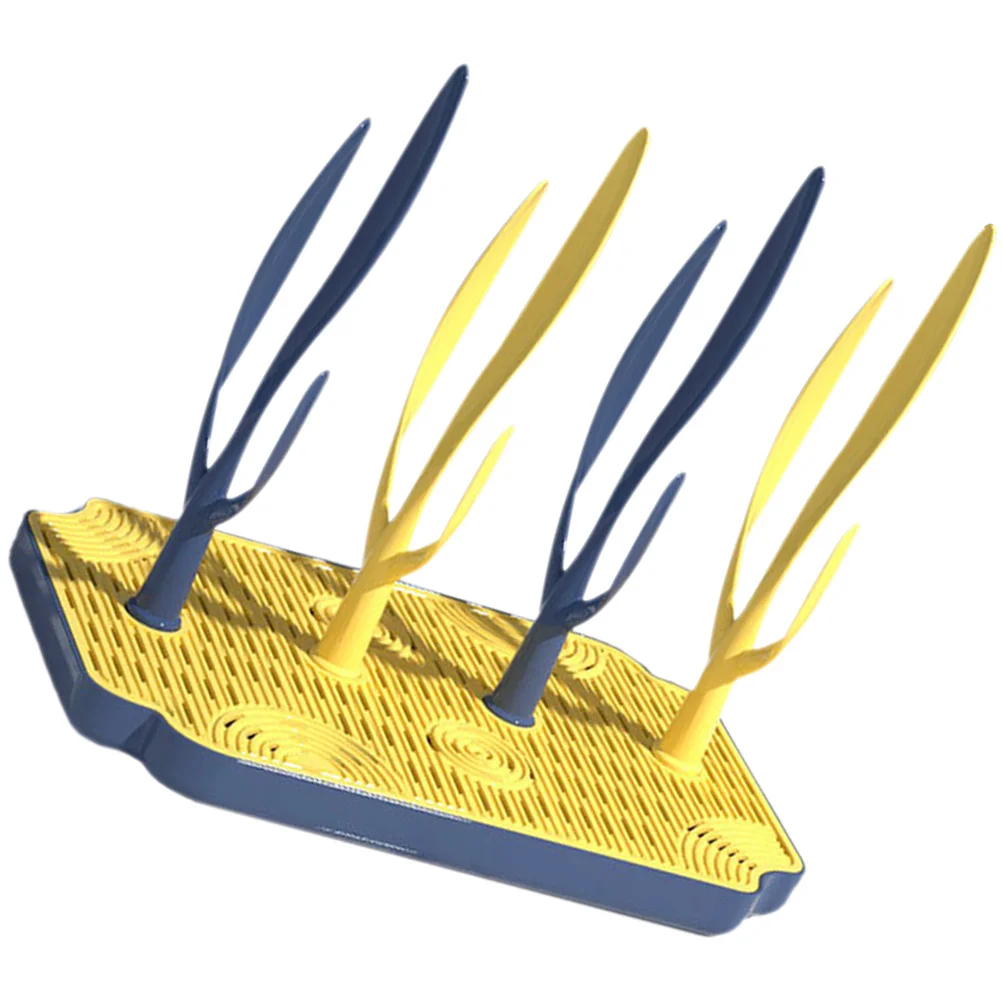 صينية تجفيف زجاجات الأطفال الفاخرة ذات دعامة ناعمة لطاولة كونترتوب المنزل والفندق تستخدم رف تجفيف محمول لزجاجات الأطفال #2