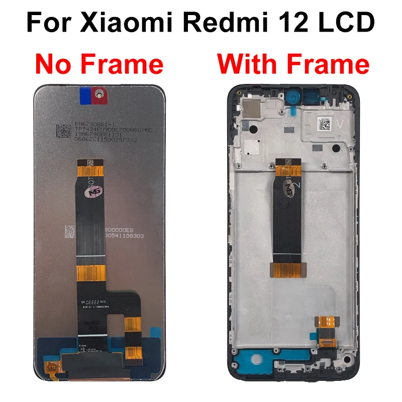 OEM For Xiaomi Redmi 12 LCD Display Touch Screen Digitizer Assembly For Redmi 12C LCD For Poco C55 22127PC95I LCD Repair Part image 3