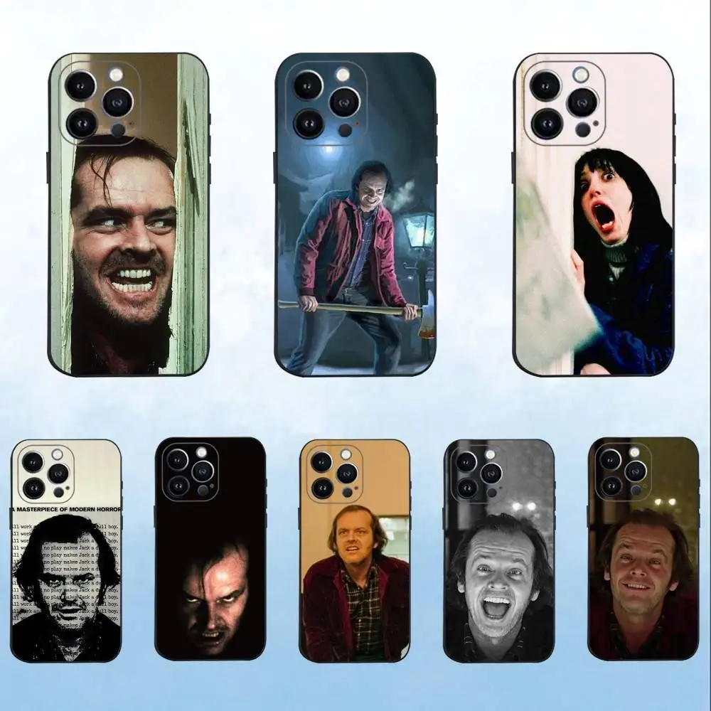 

Movie T-The S-Shining Phone Case For iPhone 16,15,14,13,12,11 Plus,Pro Max,XS,X,XR,SE,Mini,8,7,Soft Silicone Black Cover