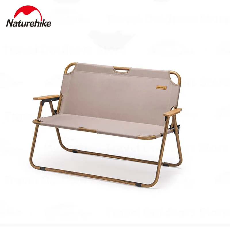 

Naturehike Outdoor Folding Double Chair Portable Camping Chair 600D Tear-resistant Breathable Fishing Picnic Backrest Chair