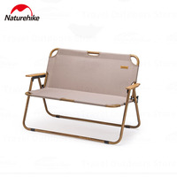 Naturehike Outdoor Folding Double Chair Portable Camping Chair 600D Tear-resistant Breathable Fishing Picnic Backrest Chair