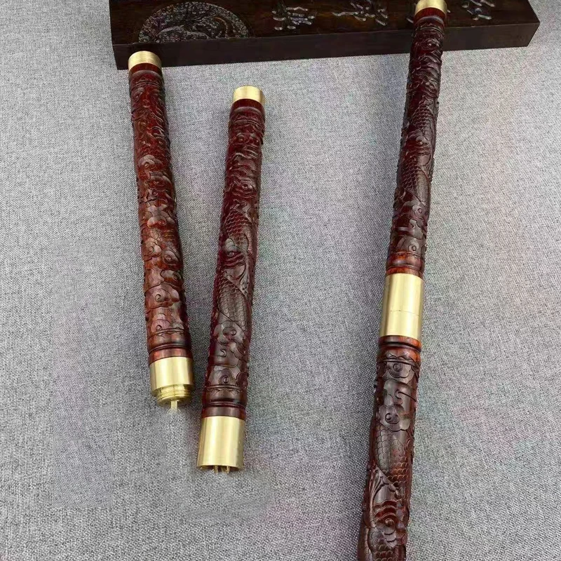 Outdoor Tragbare EDC Abnehmbare Palisander Retro Handgemachte Kurze Stick Auto Fenster Breaker Kampfsport Training Stick