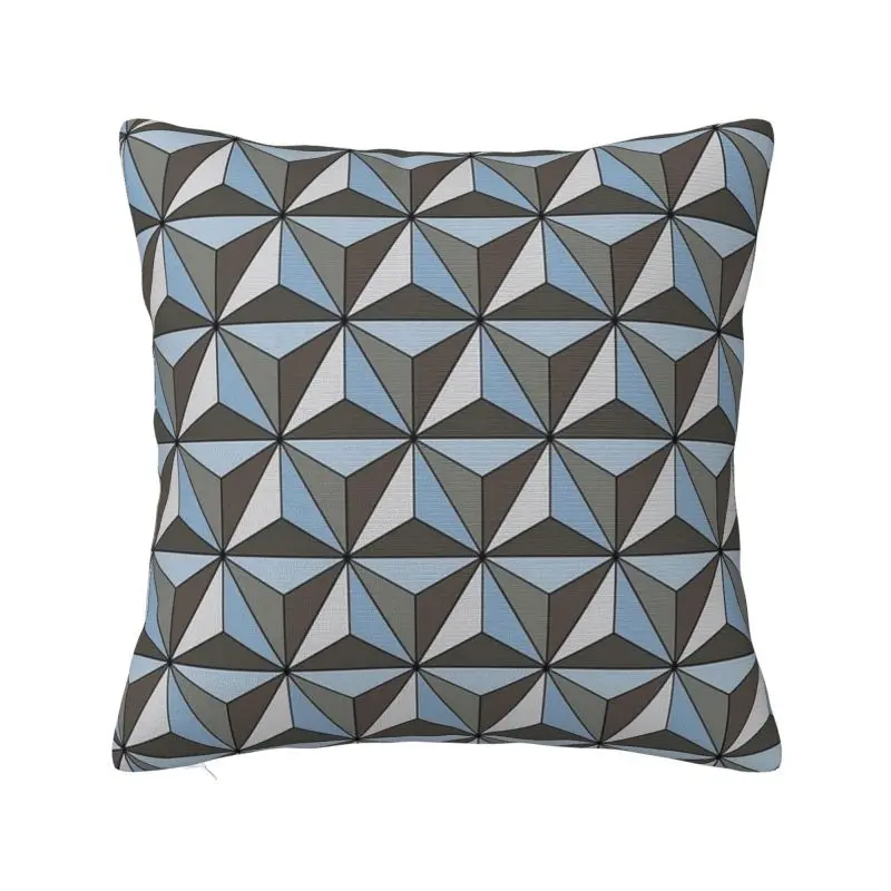 Custom Soft Geometric Wallpaper Throw Pillow Cover Home Decor Square Cushion Cover Pillowcover for Living Room