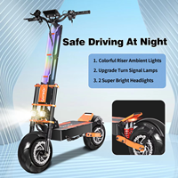 TOURSOR X8 Electric Scooter, Top speed 60 MPH Distance Traveled 65 Miles, 60V 38AH 6000W Dual Power with LCD E Scooter