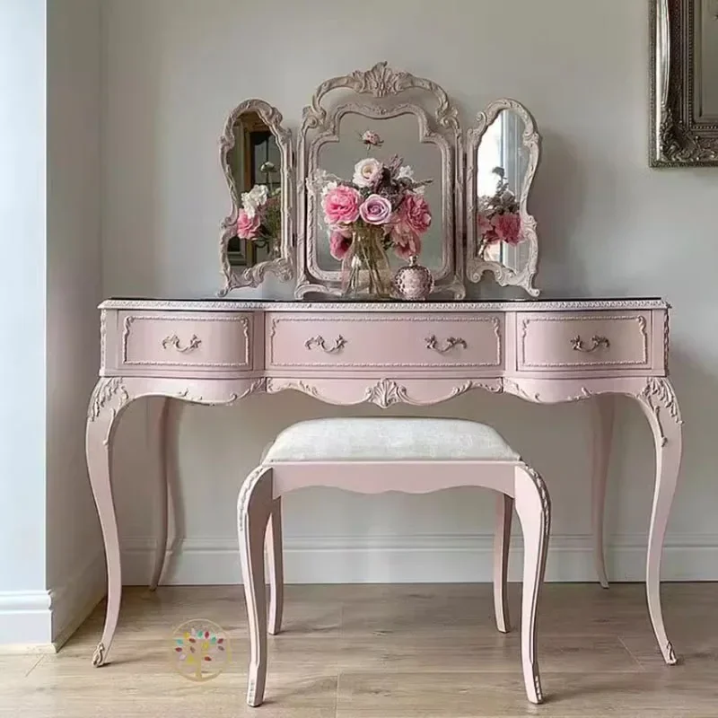 Miroir de rangement de table en verre pour filles, commode pour bébé, salon, proximité des meubles, spanTable mobile pour femmes