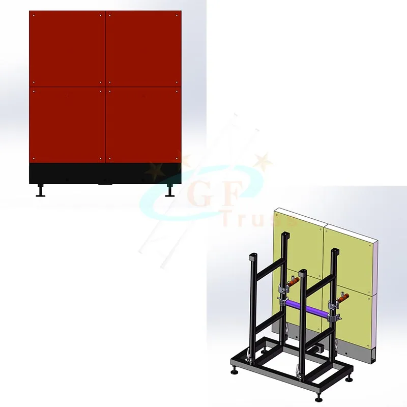 

LED Video Wall Ground Support Stand Stack System for indoor and outdoor
