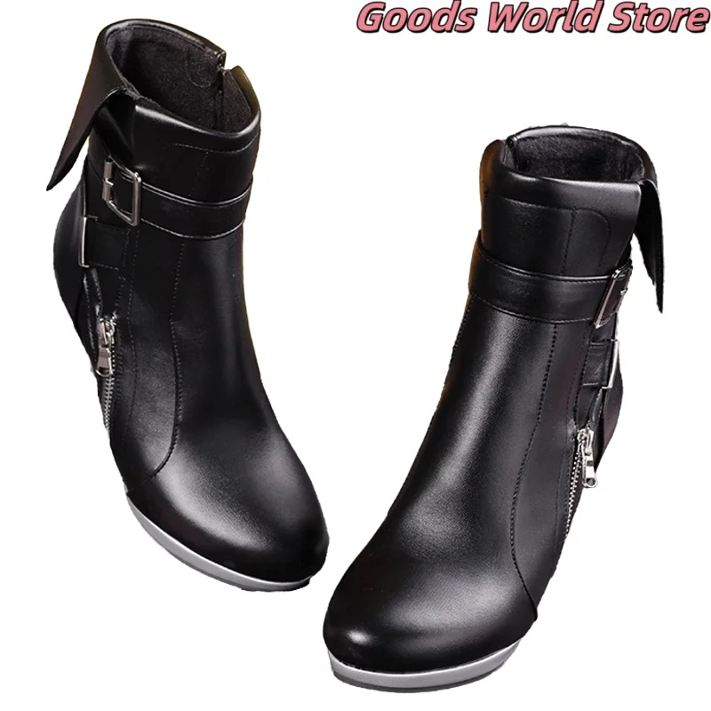 Hoshimi Miyabi Scarpe Cosplay Accessori per costumi Mihoyo Gioco ZZZ Zenless Zone Zero Halloween Party Donna Ragazza Gioco di ruolo Scarpe