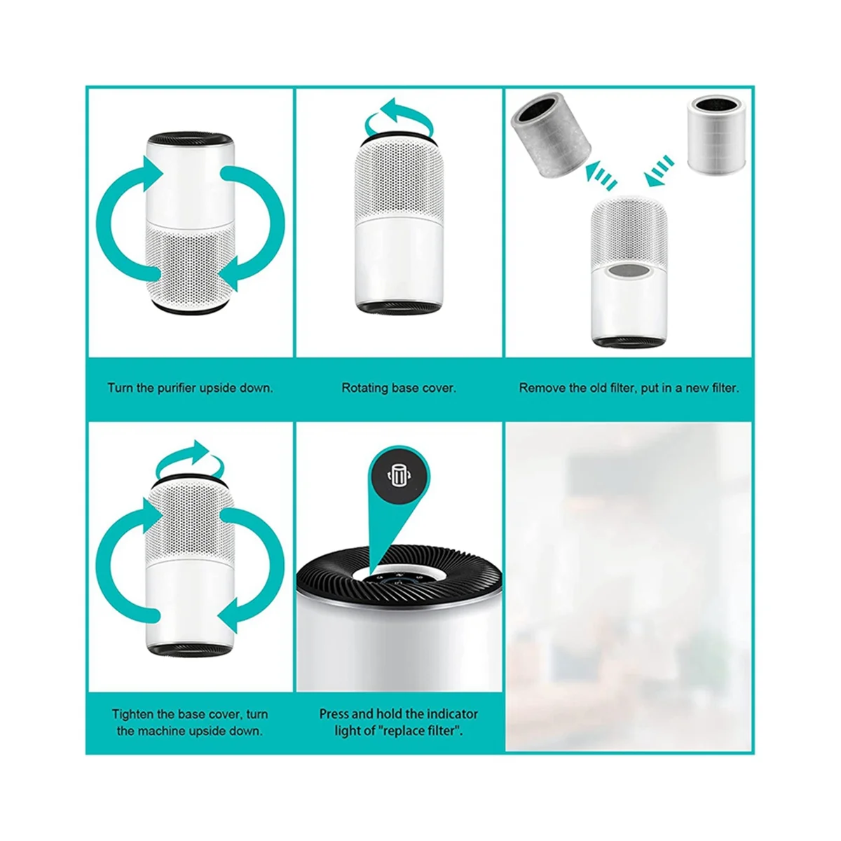 코어 400S 공기 청정기 교체 필터, H13 트루 HEPA 및 활성탄 필터 Core400S-RF