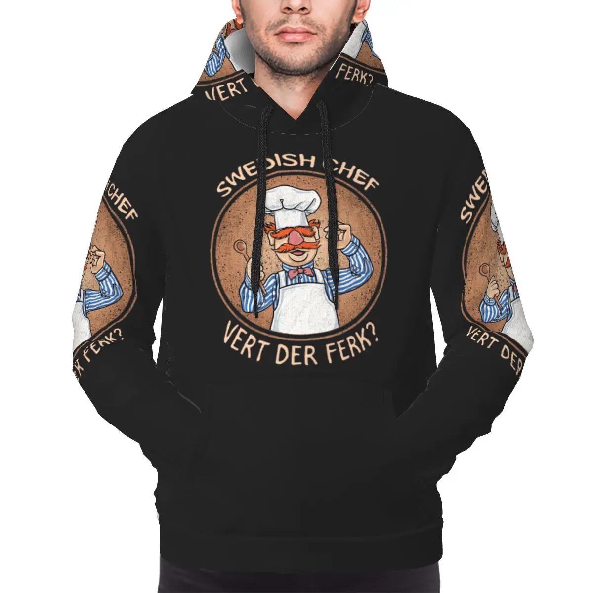 

Шведские толстовки шеф-повара, пуловер в стиле хип-хоп, осень-зима, мужские и женские толстовки, топы с длинными рукавами