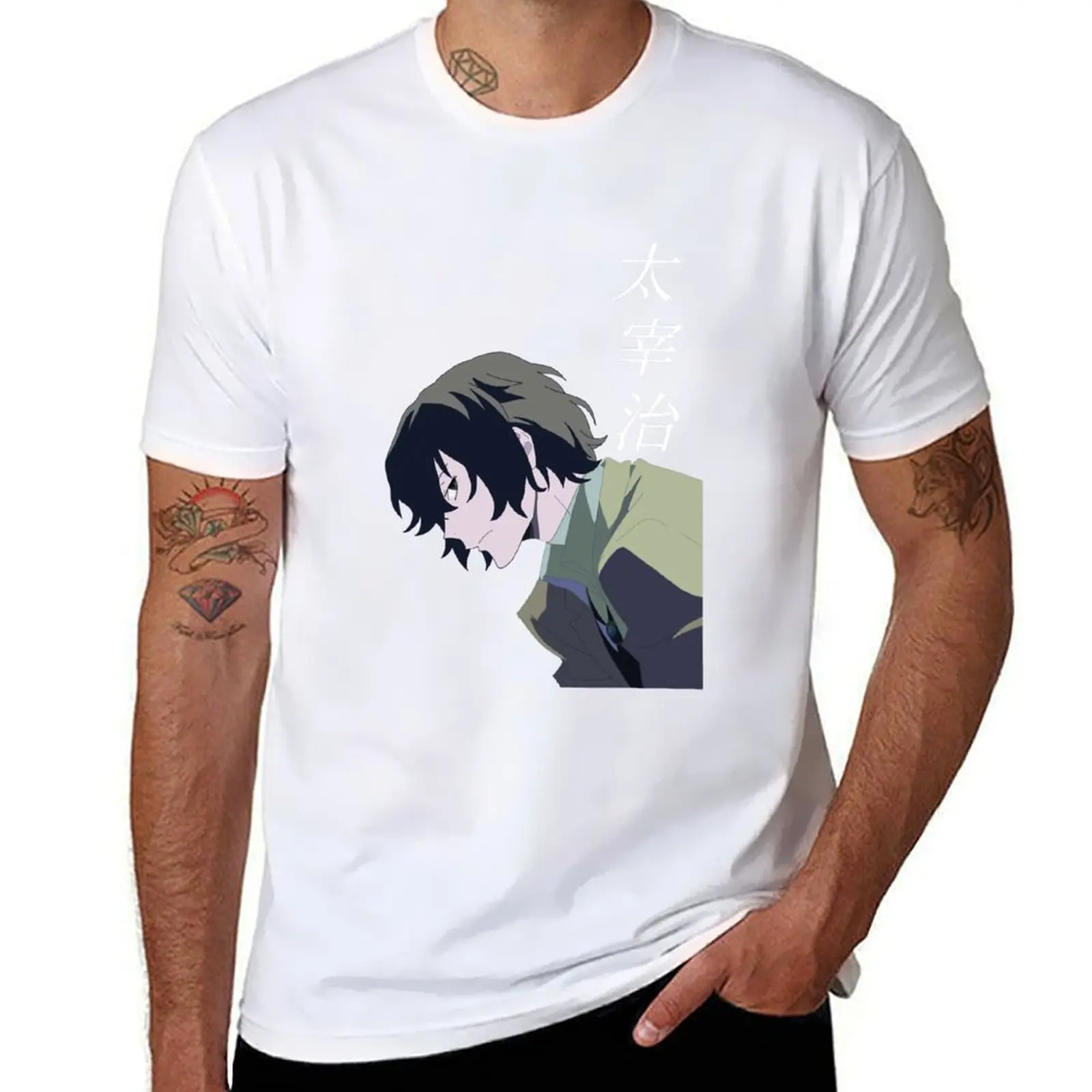 

Music Retro Osamu Dazai Cool Graphic Gift T-Shirt man t shirts graphic t shirts for man graphic funny T-Shirt