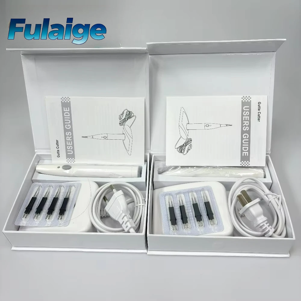Endo Gutta Percha Point Cutter Obturation Pen Root Canal Rapid Heating Dental 4 Tips Gum Cutter Equipment Cordless Plugger