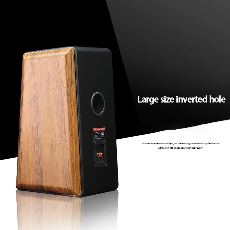 

20-200W 8 Inch Wood Passive LoudSpeaker Fever HiFi Audio Home Theater System Bookshelf Speaker Blueteeth Amplifier Sound Speaker