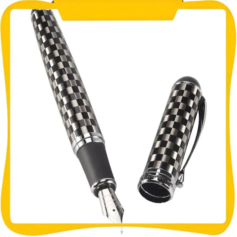 

Jinhao X750 Chessboard Fountain Pen Medium Fine Nib Office Business Writing Sign