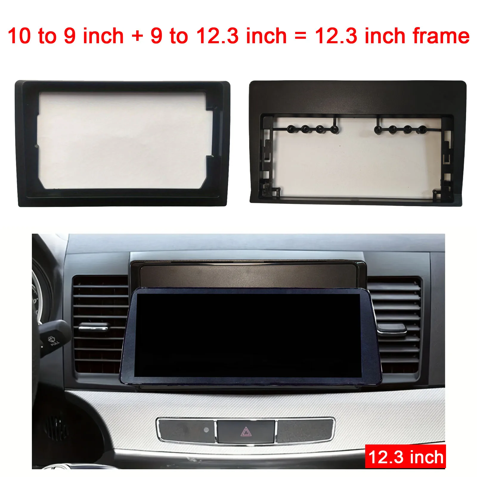 

10.1 inch to 12.3 inch switch frame car radio host frame switch fascia car radio frame suitable for all car models fascia