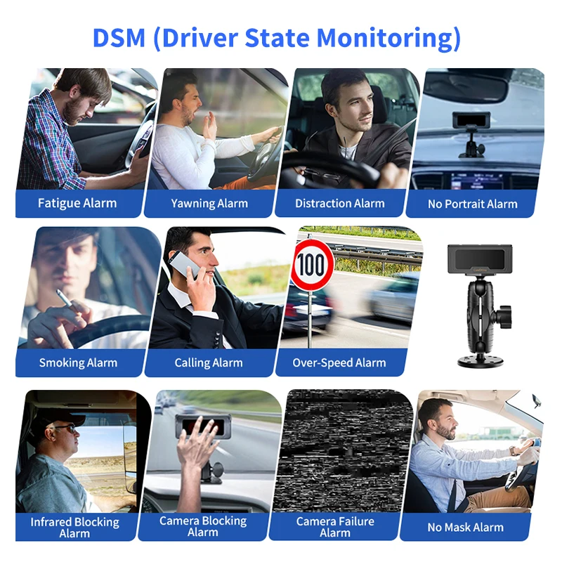 CareDrive MR920-DAB2 4G AHD 8-Channel 1080P Digital Video Recorder Real Time Fuel Tire Pressure Sensor Adas DSM BSD AI Mobile