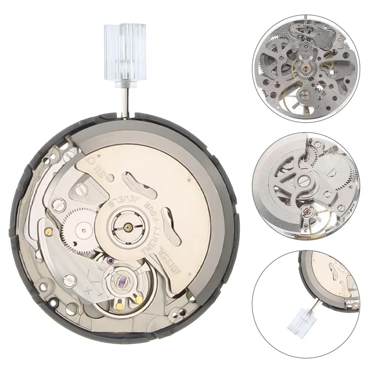 Оригинальный NH71 NH72 NH70 высокоточный скелетонизированный механизм с автоматическим автоподзаводом, 24 камня, детали для модификации механизма