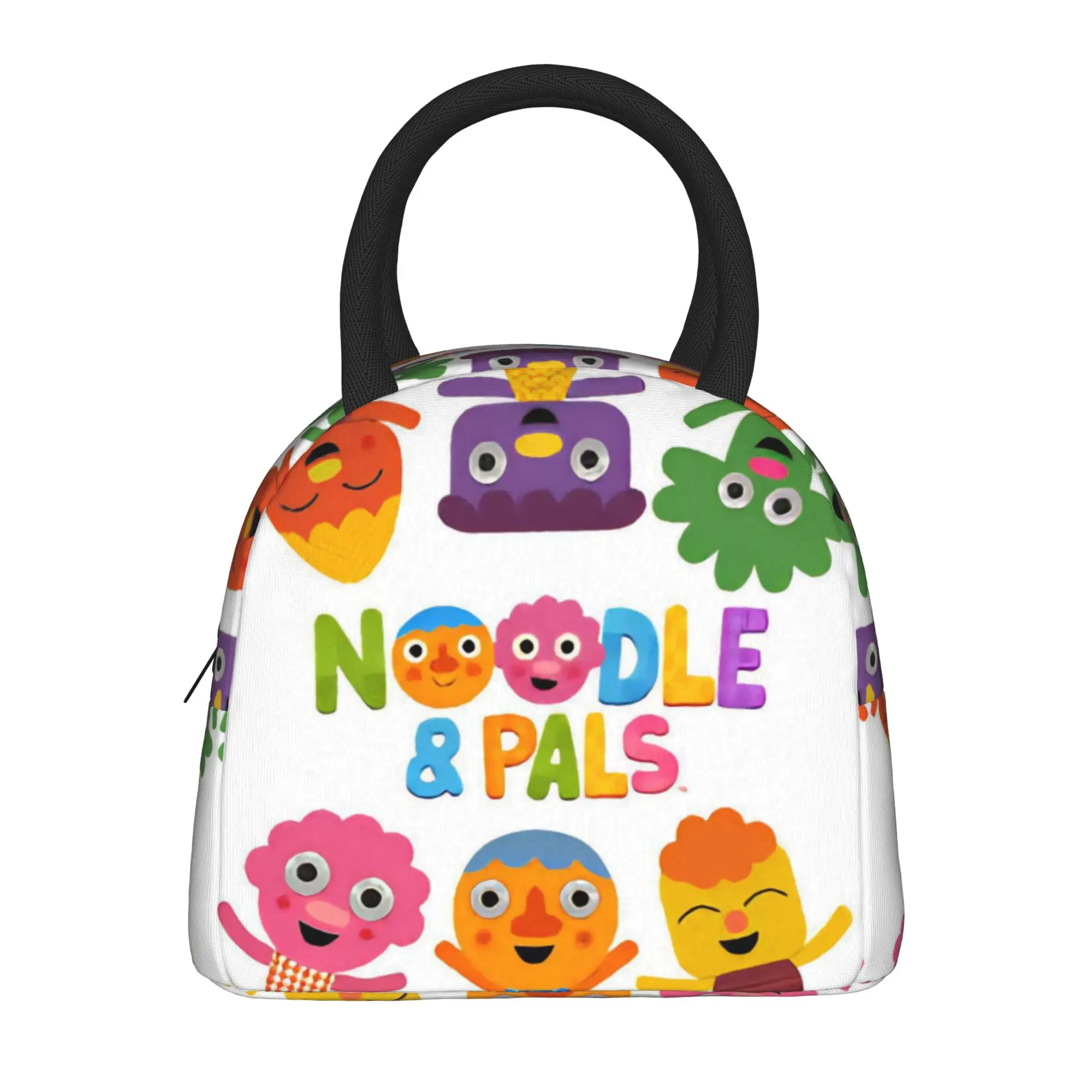 Me! Noodle & Pals  Insulated Lunch Bag for Men Women  Storage Food Box Reusable Cooler Thermal Lunch Boxes For Travel