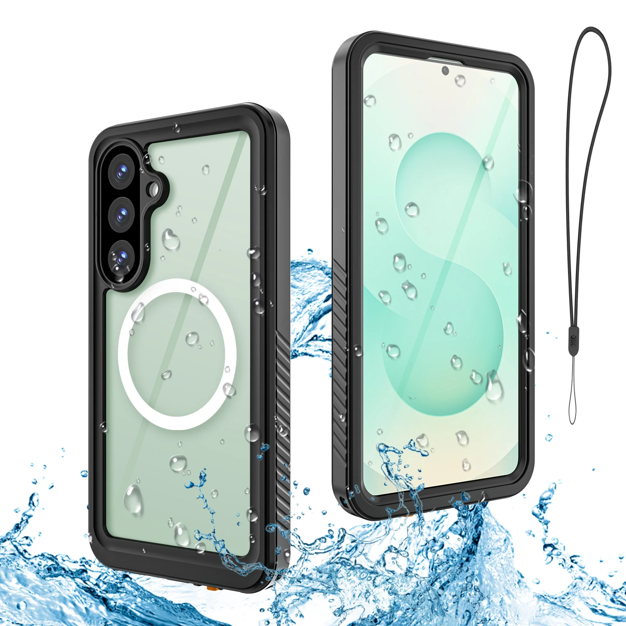 

IP68 fully enclosed waterproof solid-color phone case, suitable for Samsung S26 ULTRA shockproof protective cover, simple and
