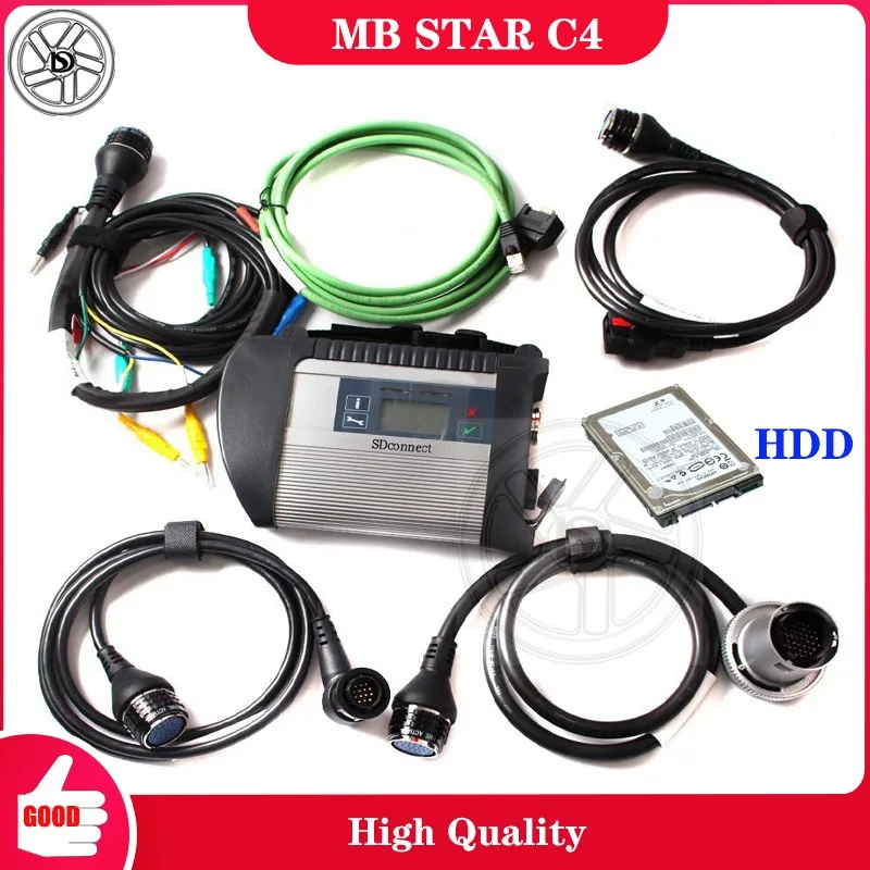 A+++ Full Chip MB STAR C4 SD Connect Compact C4 Car truck software 2023.03 Mb star Multiplexer Diagnostic Tool with WIFI