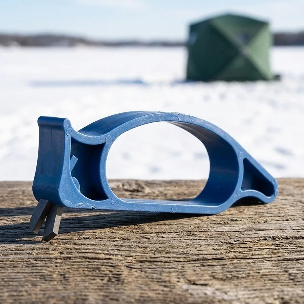 Ice Drill Bit Sharpener For Winter Ice Fishing Multifunctional Ice Auger Sharpener Quick Repair Polishing Tools Fishing Tackles