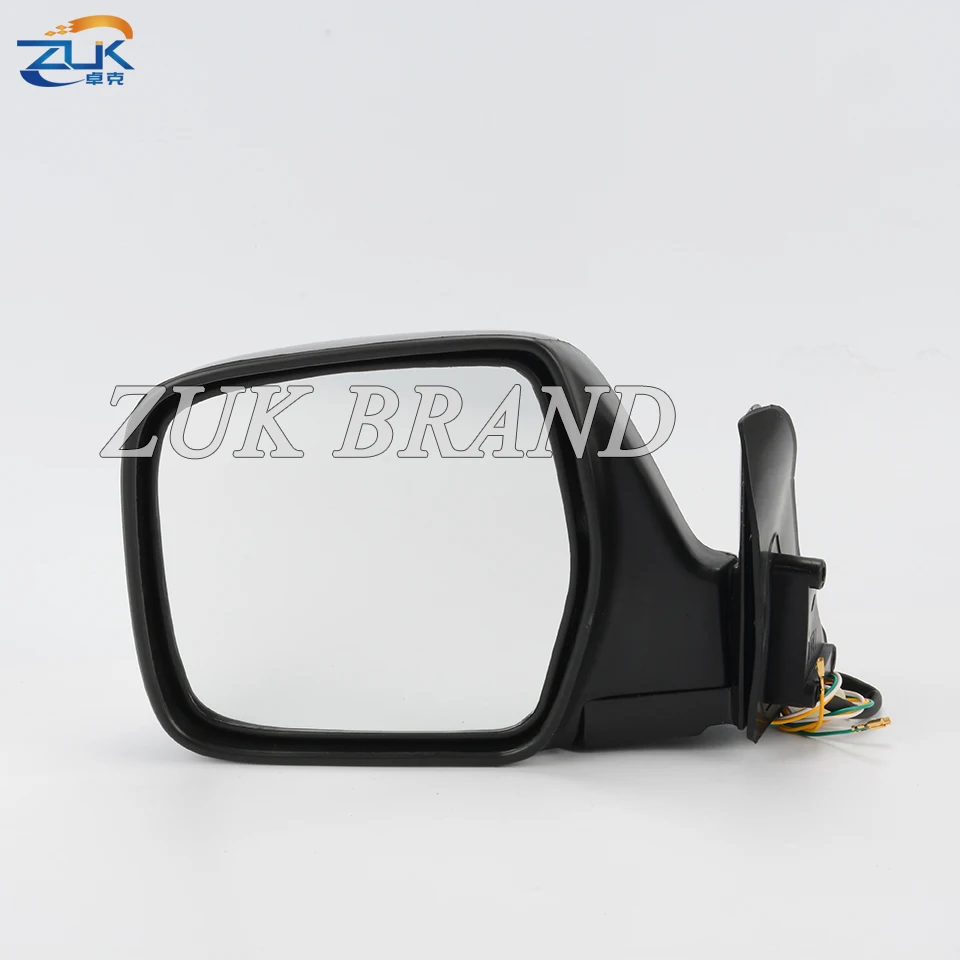 ZUK 2PCS Chroming Car Exterior Door Rearview Side Mirror Assy For TOYOTA LAND CRUISER 80 1992-1997 LC80 3-PINS Without Heated