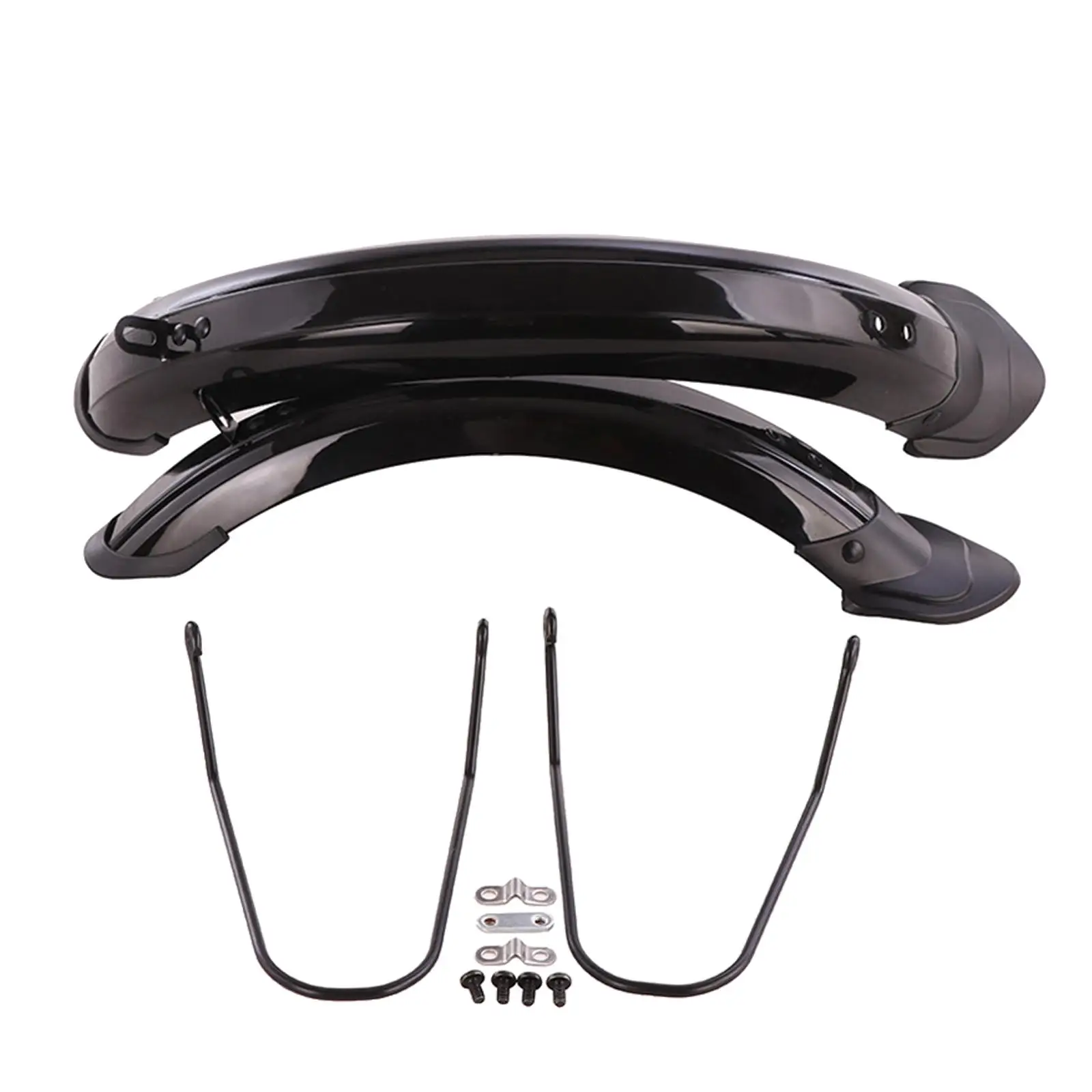 Folding Bike Mudguard Set Unbreakable Mud Guard for 12''/14'' Wheels - view 3