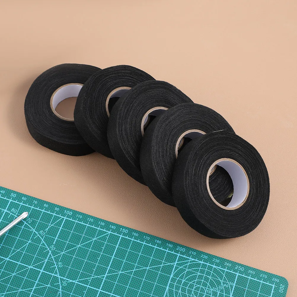 2 Rotoli di Nastro Adesivo in Tessuto per Cablaggio Auto, Resistente alle Alte Temperature e Insonorizzante