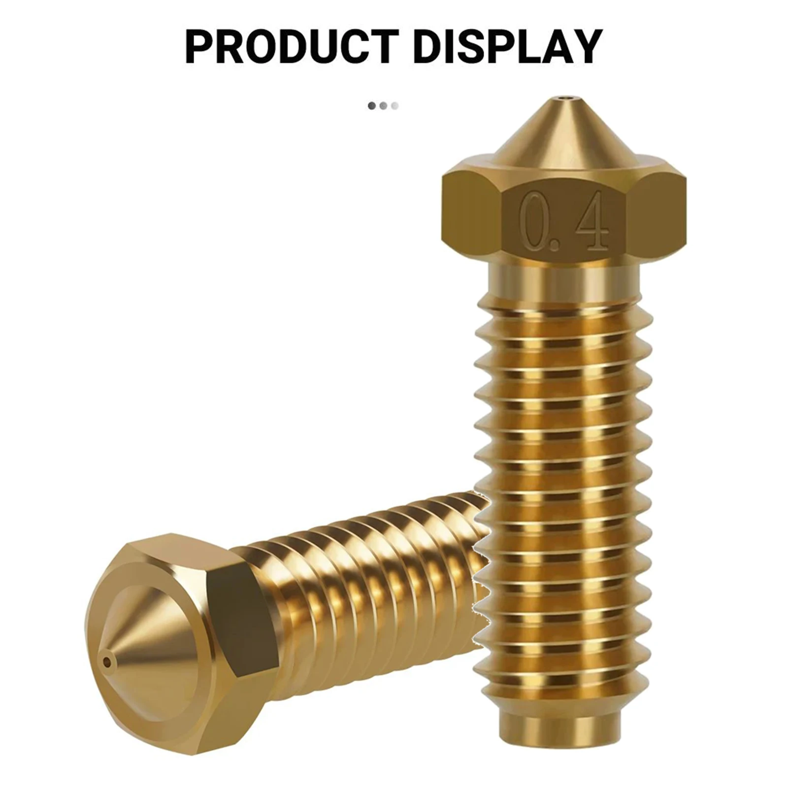 Upgraded Nozzle for Anycubic Kobra 3 2 Neo Pro Plus Max 1.75mm Filament Brass Hardened Steel Volcano Nozzle for Anycubic Kobra2