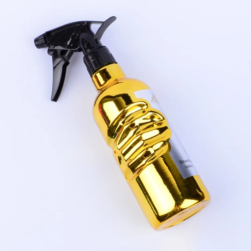 Retro Palm Hairdressing Spray Bottle Continuous Large Capacity Mist Watering Can Portable Hair Styling Refillable Bottles Barber