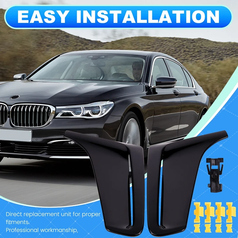 Fender Side Air Duct Panel Trim For BMW G12 For 7-Series 2016-2019 51128065377 51128065378