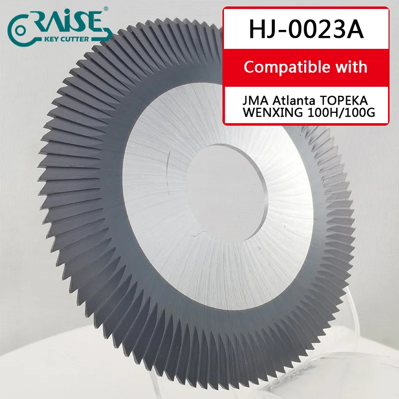 

RAISE Cutter HJ-0023A 80x1.4x22mm for Wenxing 100H 100G JMA Atlanta TOPEKA Key Duplicating Machine