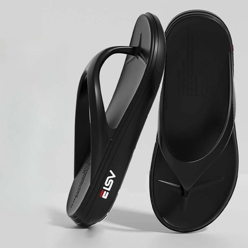 Simple Men's Thong Sandals Classic Flip Flops Quick Dry Rubber Slippers for Beach Pool Home Daily Wear