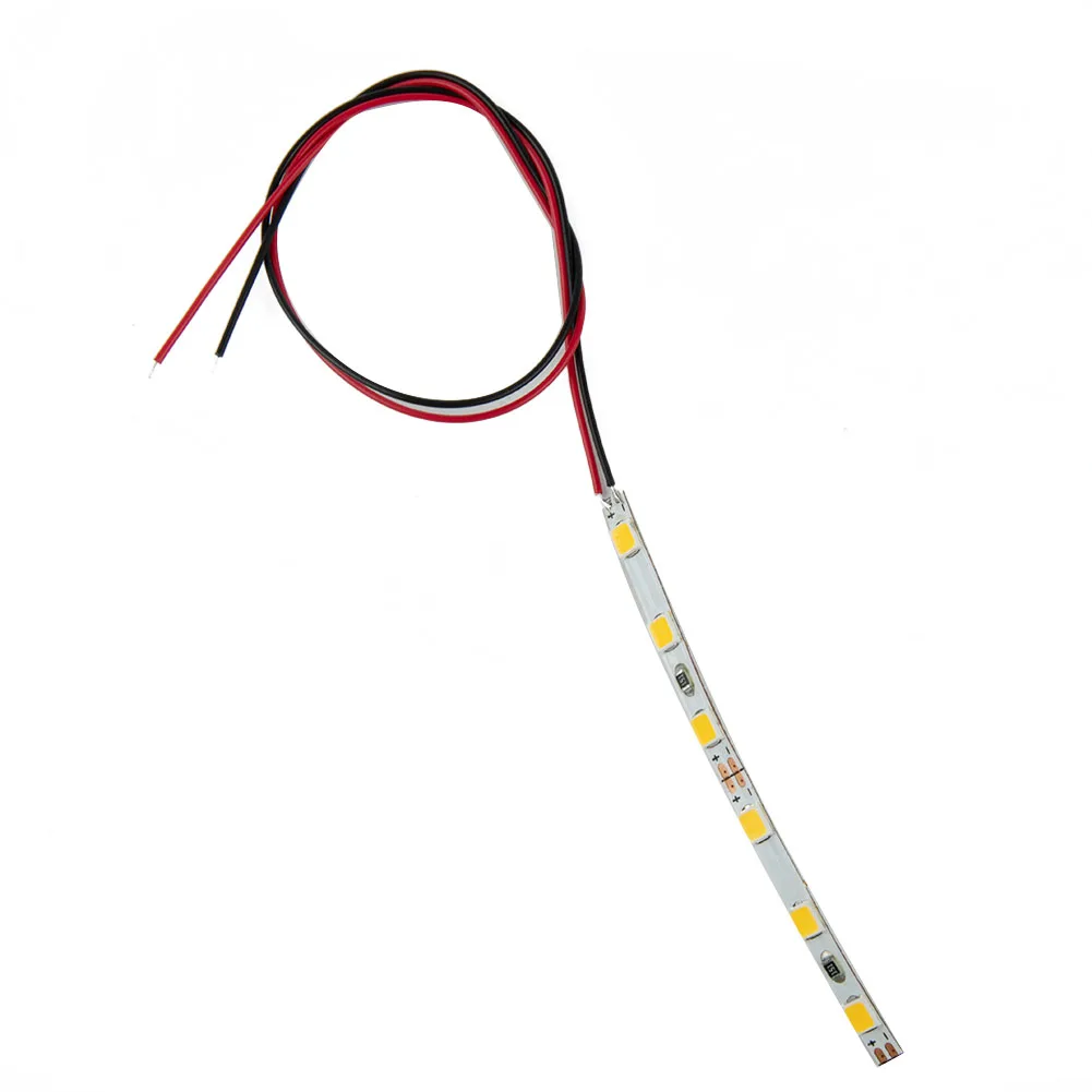 For Pre Wired 6 LED Flexible Strip for SMD LED Light 12V~18V Uniform Illumination for Railway and Building Layout Accessories