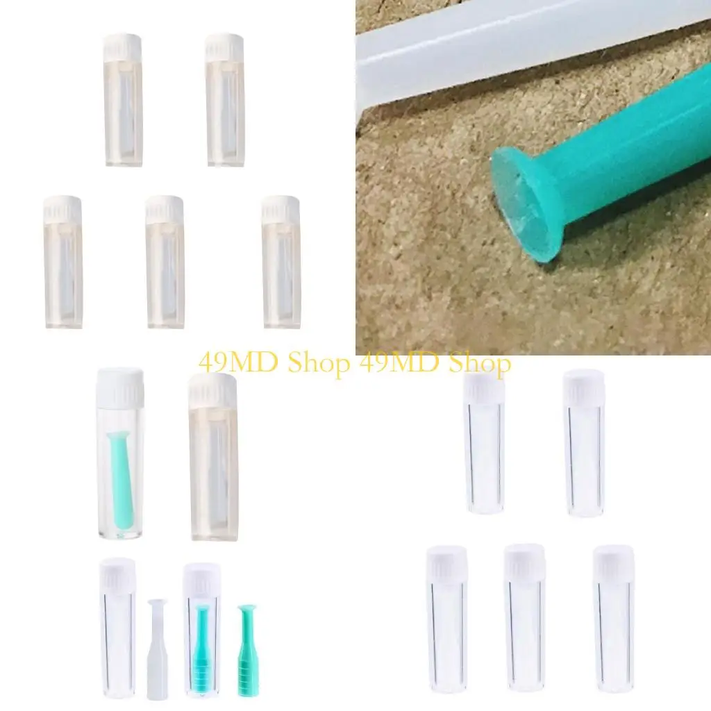 

49MD Practical Soft Silicone Small Suction Cups for Contact Lenses Useful Travel Mini Lens Remove Supplies
