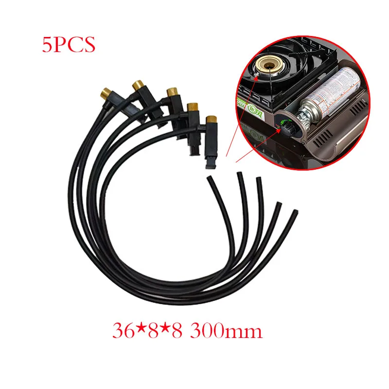 5pcs Portable Cassette Stove Gas Repair Parts 36*8*8mm/Long 300mm Piezo igniter